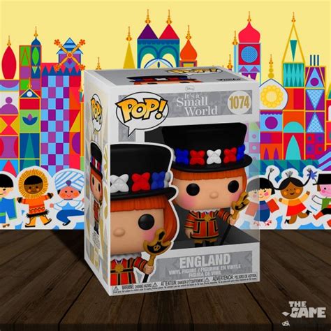 Funko Pop Disney Small World POP England 9 Funko Pop The Game