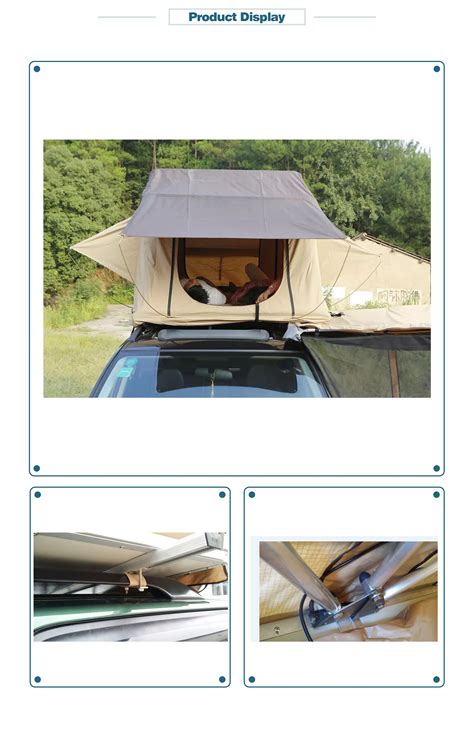 Car Roof Top Tent 4x4 Offroad Large Space Camping Waterproof Oxford