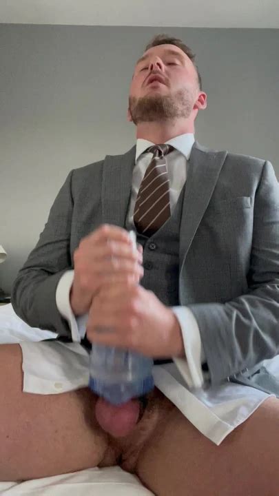 Suited Office Wank With Fleshlight Gay Amateur Porn Feat Alister Hyst XHamster