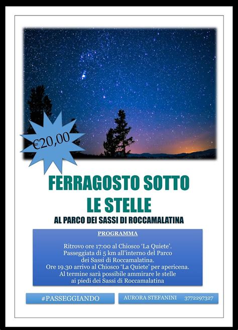 Ferragosto Sotto Le Stelle