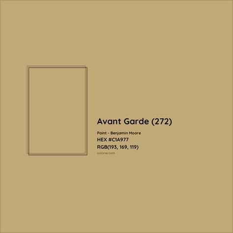 Benjamin Moore Avant Garde (272) Paint color codes, similar paints and ...