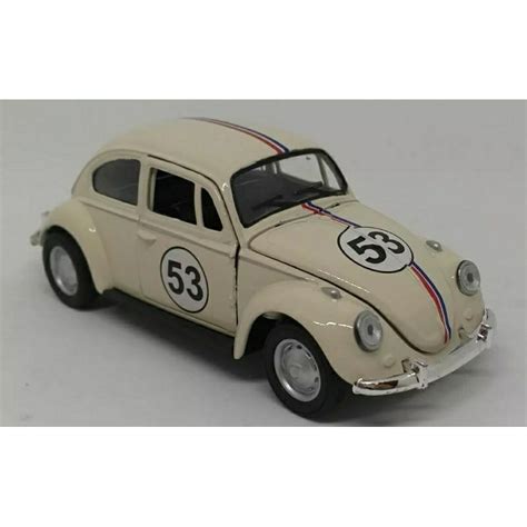 Miniatura Carro Fusca Herbie Fusquinha Escorrega O Pre O