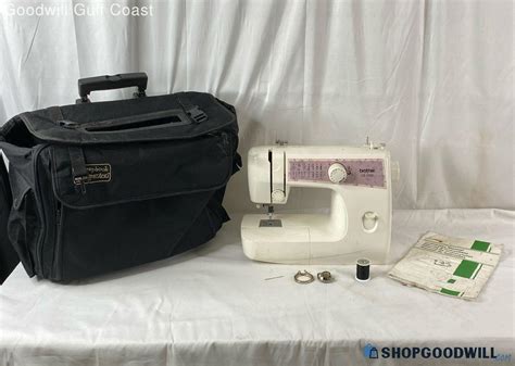 Brother Sewing Machine With Rolling Case ShopGoodwill