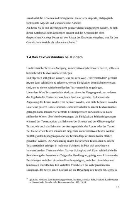 Textproduktion Im Unterricht Der Primarstufe Literarische Texte Als