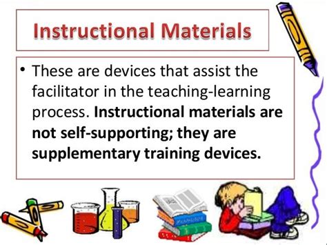 Selecting And Use Of Instructional Materials