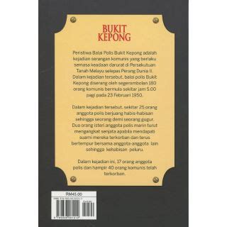 Bukit Kepong Ismail Johari Novel Sejarah DBP Shopee Malaysia