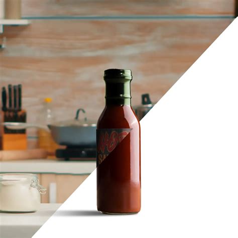 Free Red Hot Sauce Bottle Mockup PSD Template Mockup Den