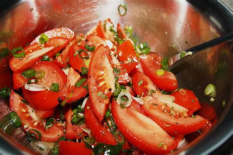 Einfacher Tomatensalat Von Meladori Magpie Chefkoch