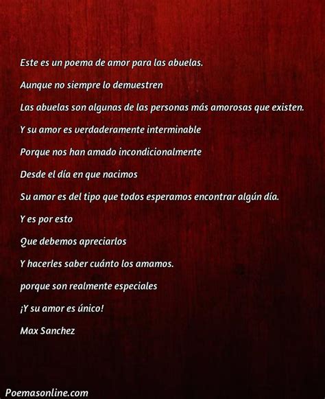 Cinco Mejores Poemas De Amor Para Abuelas Poemas Online