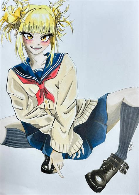 Himiko Toga fanart by bluec4tdraws on DeviantArt