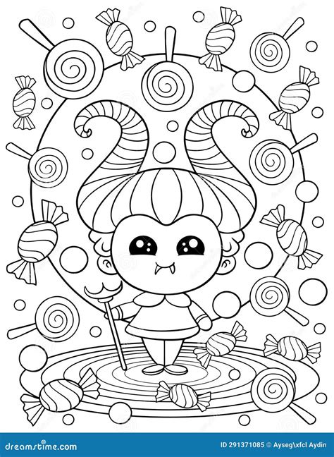 Spookycoloringpage Cartoons, Illustrations & Vector Stock Images - 83 ...