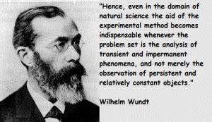 Wilhelm Wundt Quotes. QuotesGram