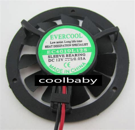 EVERCOOL EC4010L12S Graphics Card Cooling Fan DC12V 0 05A 2Pi N EBay