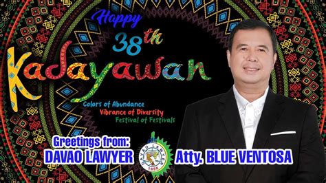 Happy 38th Kadayawan YouTube