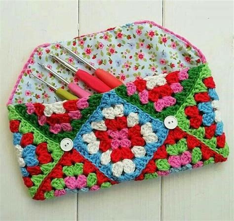 Necessaire De Croche Estilosa Necessaire De Croche Croche Passo A