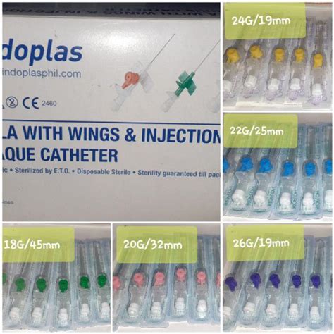 IV Cannula With Wings Injection Port Radio Opaque Catheter 20G 32mm