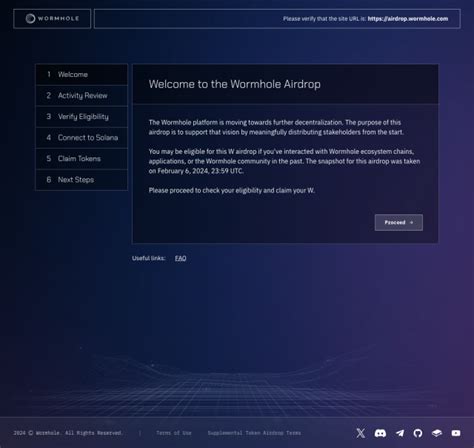 Wormhole | How to Claim W Airdrop