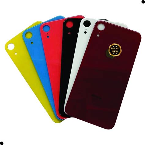 Tampa Traseira IPhone XR Furo Buraco Maior Todas As Cores 100 Vidro