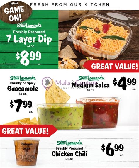 Stew Leonard's Weekly Ad - sales & flyers specials - MallsCenters