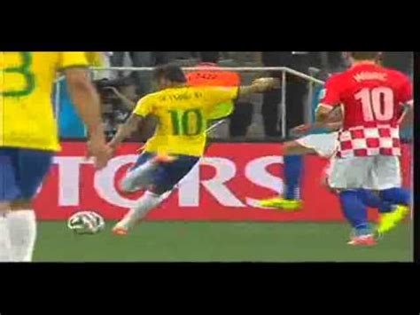 Gol De Neymar Brasil X Cro Cia Copa Do Mundo Youtube