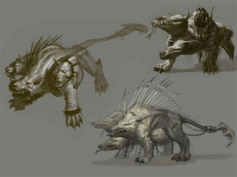 The Art Of God Of War On Twitter Cerberus Concept Art God Of War