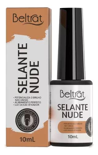 Selante Top Coat Nude Beltrat 10ml Alongamento De Unhas Gel MercadoLivre