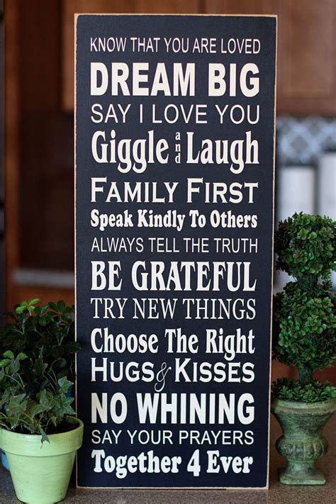 Family Wood Signs With Quotes. QuotesGram