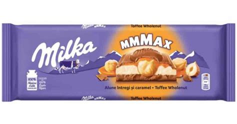 Ciocolata Milka Mmmax Cu Lapte Si Crema De Caramel 300 G