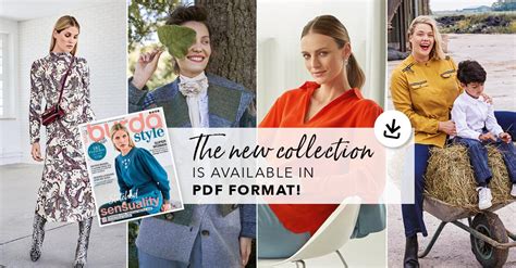 The Collection Of PDF Patterns From The November Issue Of Burda Style