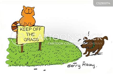 Keep Off The Grass Cartoons and Comics - funny pictures from CartoonStock