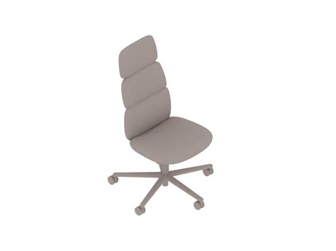 Asari Chair High Back Armless 3d Product Models Herman Miller