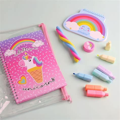 Unicorn Stationery Set | Back To School Stationery Kit | Interwell ...