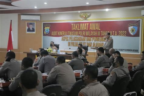 Tribrata Itwasum Polri Gelar Audit Kinerja Tahap Ii Tahun Di