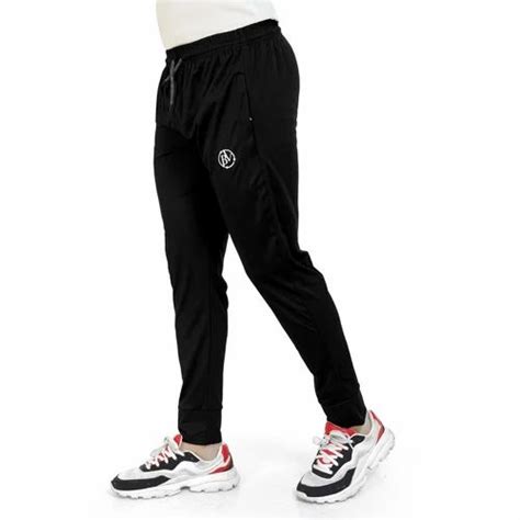 Male Deltin Hub Mens Black Plain Track Pants At Rs 135piece In Surat