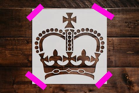 Crown Stencil, Reusable Crown Stencil, Art Stencil DIY Craft Stencil ...