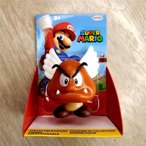 Super Mario Paragoomba Action Figure 25 Nintendo Jakks New