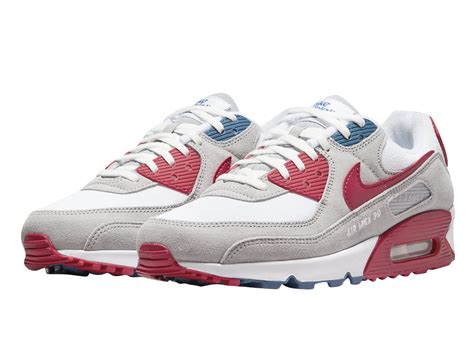 Nike Air Max 90 Athletic Club White Red Blue DQ8235-001 - KicksOnFire.com