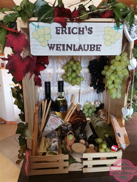 Weinlaube Design Helga Geldgeschenke Geburtstag Basteln