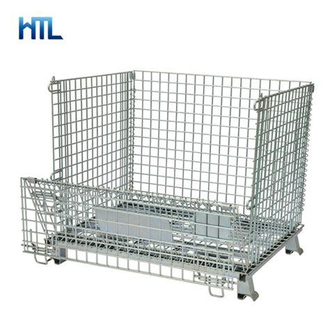 Customized Warehouse Storage Collapsible Galvanized Welded Wire Mesh