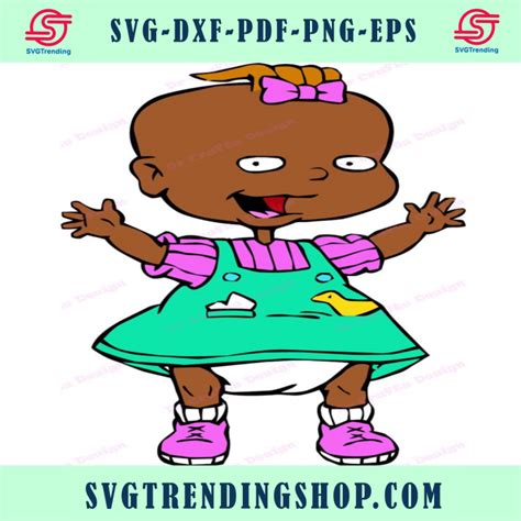 Lil Deville African American Rugrats Svg Dxf Svg Dxf Cricut