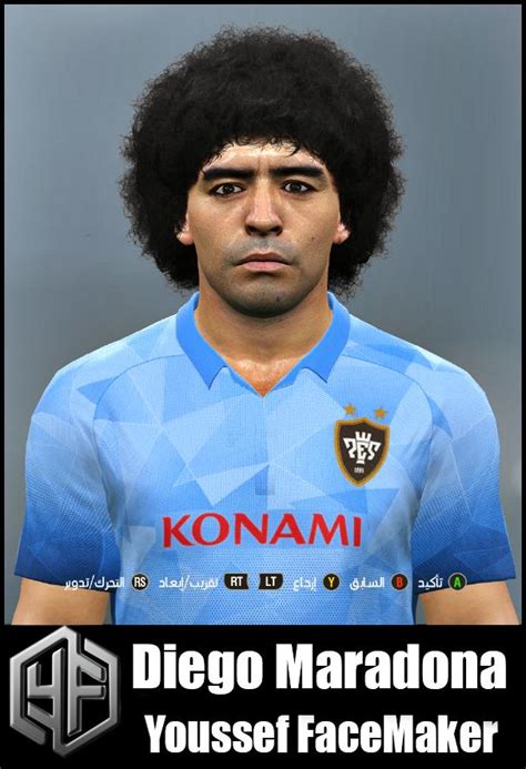 Ultigamerz Pes 2017 Diego Armando Maradona Legend Face