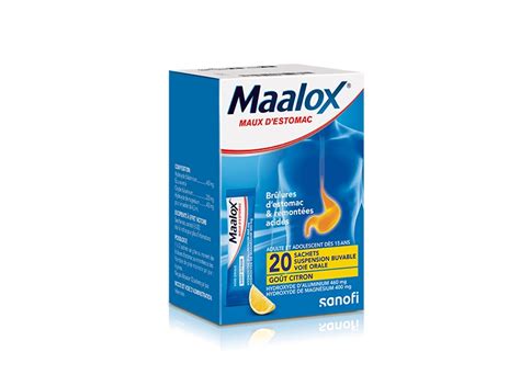 Maalox Maux D Estomac Suspension Buvable Sachets Dose Sachets