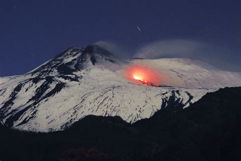 Mount Etna Stands Above the Dust