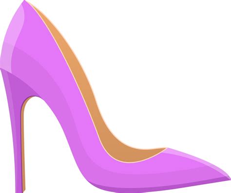 Purple High Heel Clipart