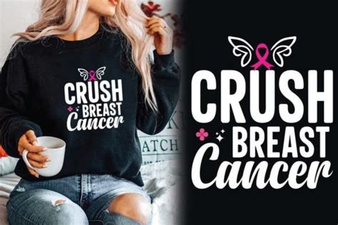 Crush Breast Cancer Svg T T Shirt Graphic By Almamun2248 · Creative Fabrica