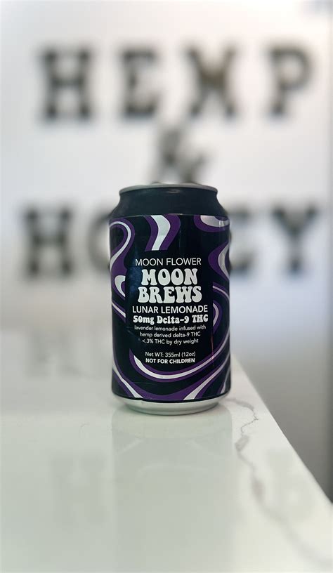 Moon Flower Moon Brews Lunar Lemonade 50mg Delta 9 Infused Beverage