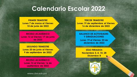 Calendario Escolar 2022