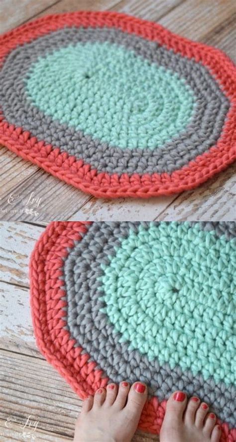 Free Crochet Rug Patterns For Beginners How To Make DIY Inspirations