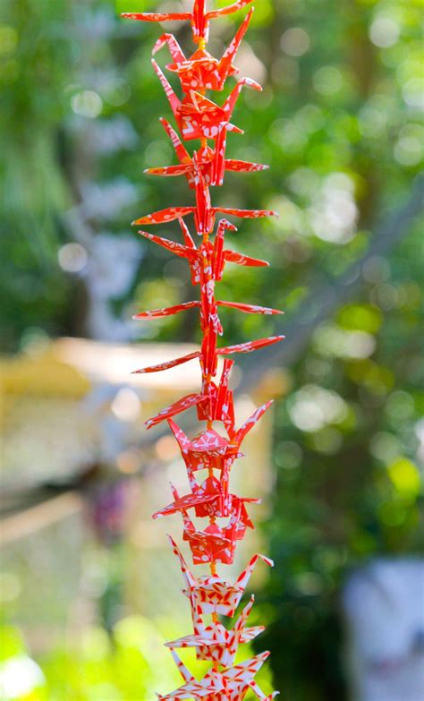 Origami Crane Garland