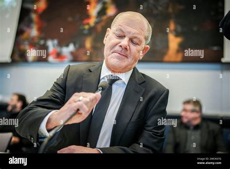 Berlin Germany 16th Jan 2024 Federal Chancellor Olaf Scholz SPD